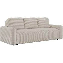 3-SITZER-SOFA NESSARO - Beige Cord