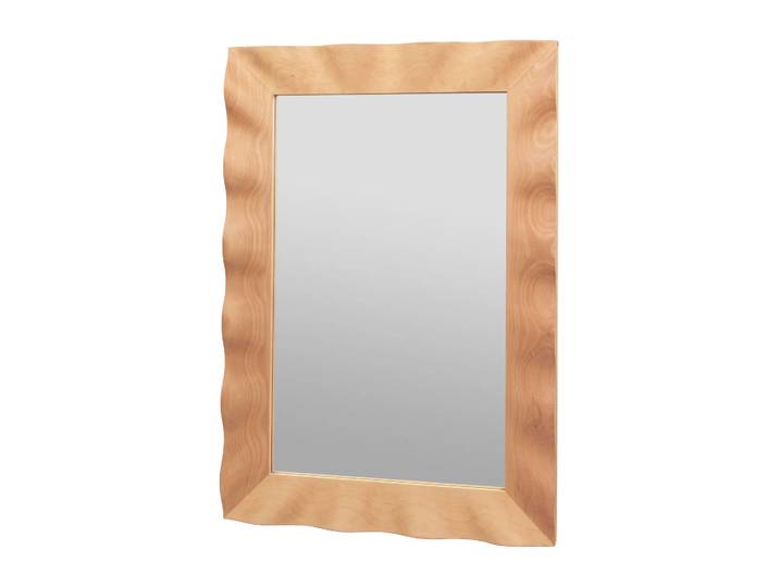 Broste Copenhagen Wavy Spiegel 70 x 100cm Natural brown