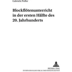 Blockflötenunterricht in der ersten Hälfte des 20. Jahrhunderts, Fachbücher von Gabriele Puffer