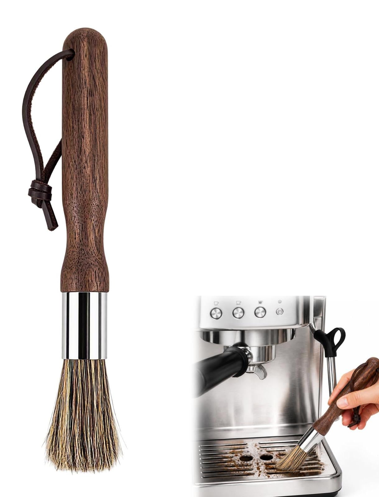 Selius Barista koffieborstel voor portafilter en espressomachine