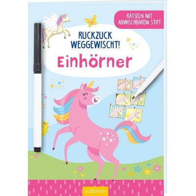 Ruckzuck weggewischt! Einhörner, Taschenbuch von , arsedition, 978-3-8458-6819-6