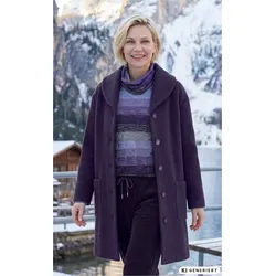 Woll-Jacke in lila in Größe 48 von DW-Shop, Lila, 48