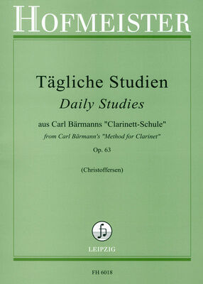 Friedrich Hofmeister Verlag Bärmann Tägliche Studien