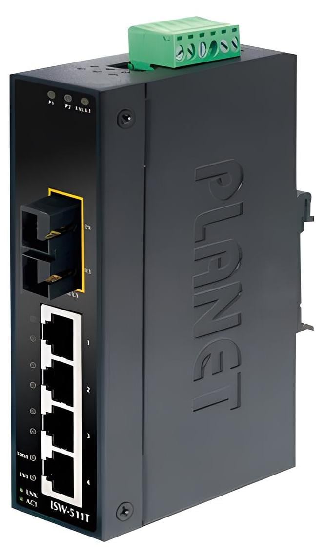 Planet ISW-511TS15 Fast Ethernet Switch (10/100), Full-Duplex, Wandmontage
