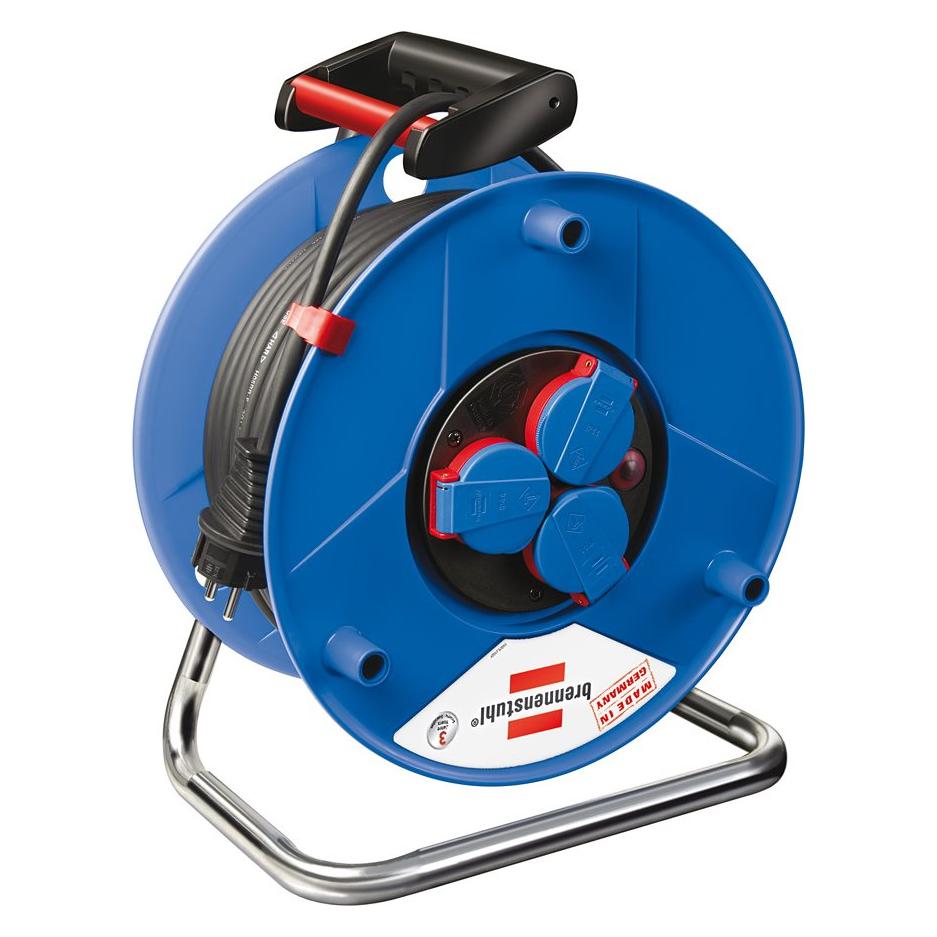 Brennenstuhl IP44 Schuko cable reel 40m 2.5mm (40 m, 2.50 mm²) (1233120)