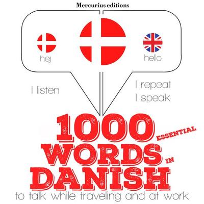 1000 essential words in Danish - JM Gardner, Audio, 9782821118089
