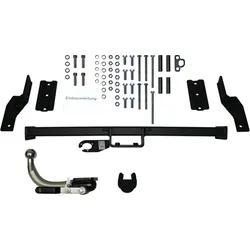 GDW Anhängerkupplung abnehmbar inkl. TowTec E-Satz 13polig universal - CHEVROLET NUBIRA Stufenheck