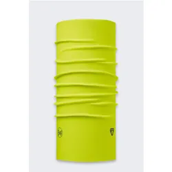 Buff, Herren, Sturmhaube + Halsschlauch, Thermonet Solid Yellow Fluor, Gelb, One Size