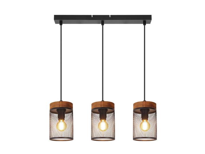 Nettlife Deckenleuchte 10/46/150cm, Schwarz, Metall, E14, 10x150x46 cm, Lampen & Leuchten, Innenbeleuchtung, Deckenleuchten, Deckenleuchten