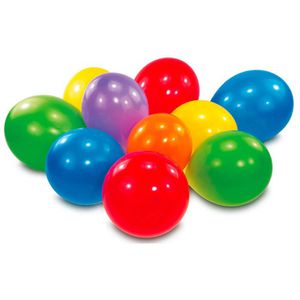 Amscan Luftballons 1-50144, farbig sortiert, rund, Ø 17,8 cm, 30 Stück