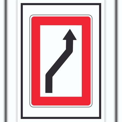 HB-Druck Wechsel auf die Fahrwasserseite Steuerbordseite Symbol A6 (105x148mm)