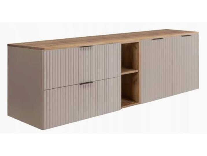 RODAN Schrank Goldene Eiche Kaschmir Möbelstück Moderne Möbel, Bastelregal, Bastelplatte 60cm + 60cm + 140 cm