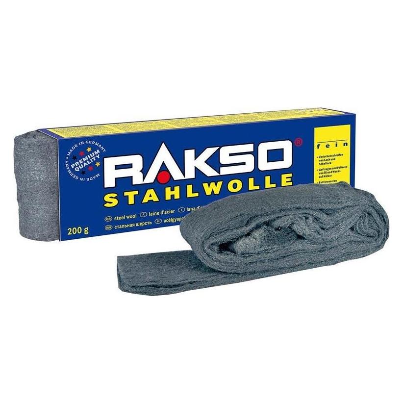 Rakso Stahlwolle Nr. 0000 à200g (1 Stk.) (90091)