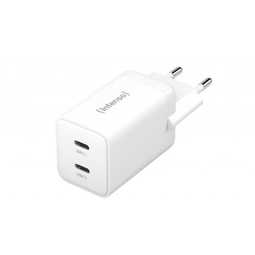 Intenso 2x USB-C GAN Adapter weiß
