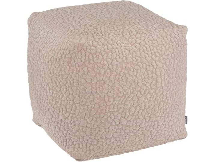 H.O.C.K. Pantery Bean Cube Pouf - Strukturiertes Bubble-Design, 40x40x40 cm (Taupe)