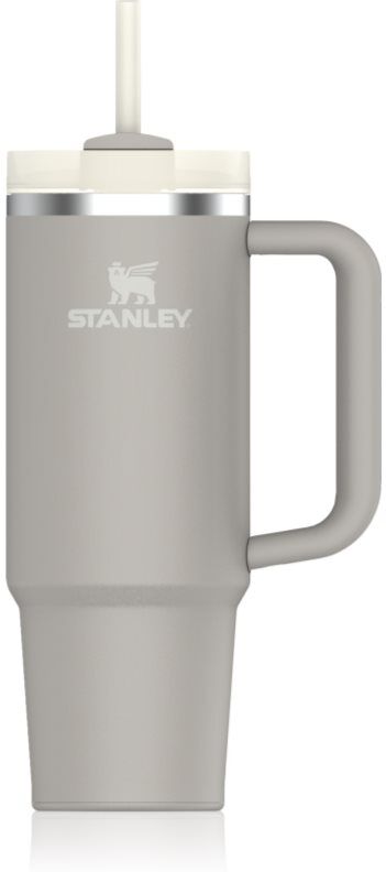 Stanley Quencher H2.O FlowState™ Tumbler Edelstahlbecher mit Trinkhalm medium Ash 1 St.