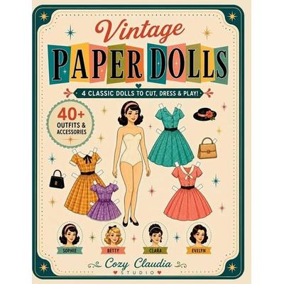 Vintage Paper Dolls, Taschenbuch von Cozy Claudia Studio, Laine Educational Media LLC