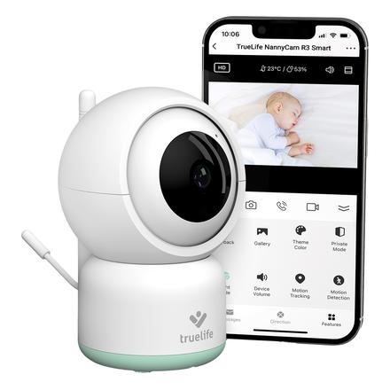 Truelife NannyCam R3 (Babyphone mit Kamera, 10 m) (TLNCR3S)