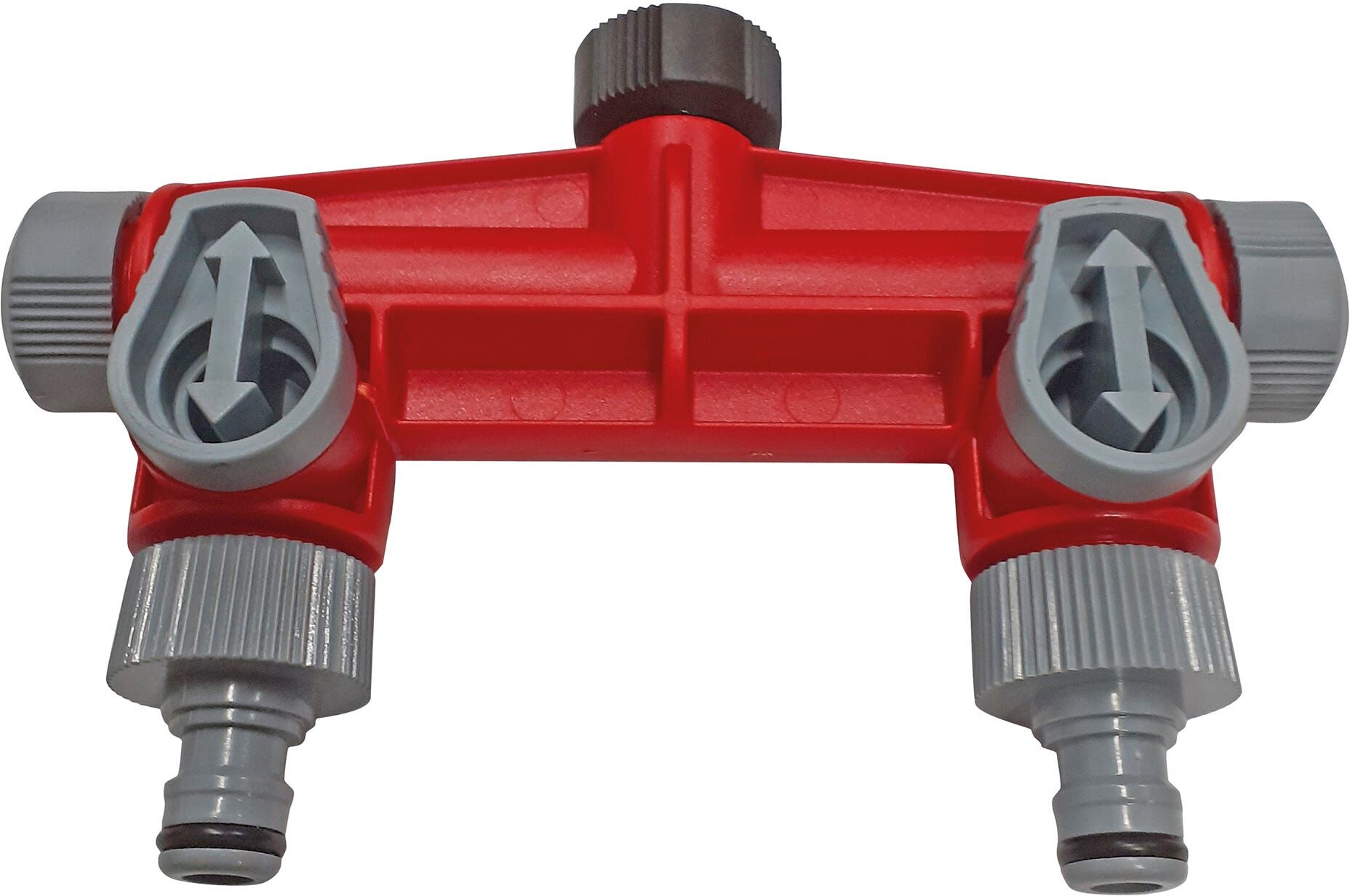 Ipierre RUBINETTO 3/4''F 2+2 VIE 2 RUBINETTI + 2 USCITE IN PLASTICA IDEALE PER CENTRALINE
