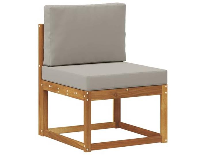 KTHLBRH Sofa-Set für den Außenbereich, 9-teilig, Akazienholz Modular, Lattenrost-Design, integrierte Armlehnen, für Garten und Terrasse