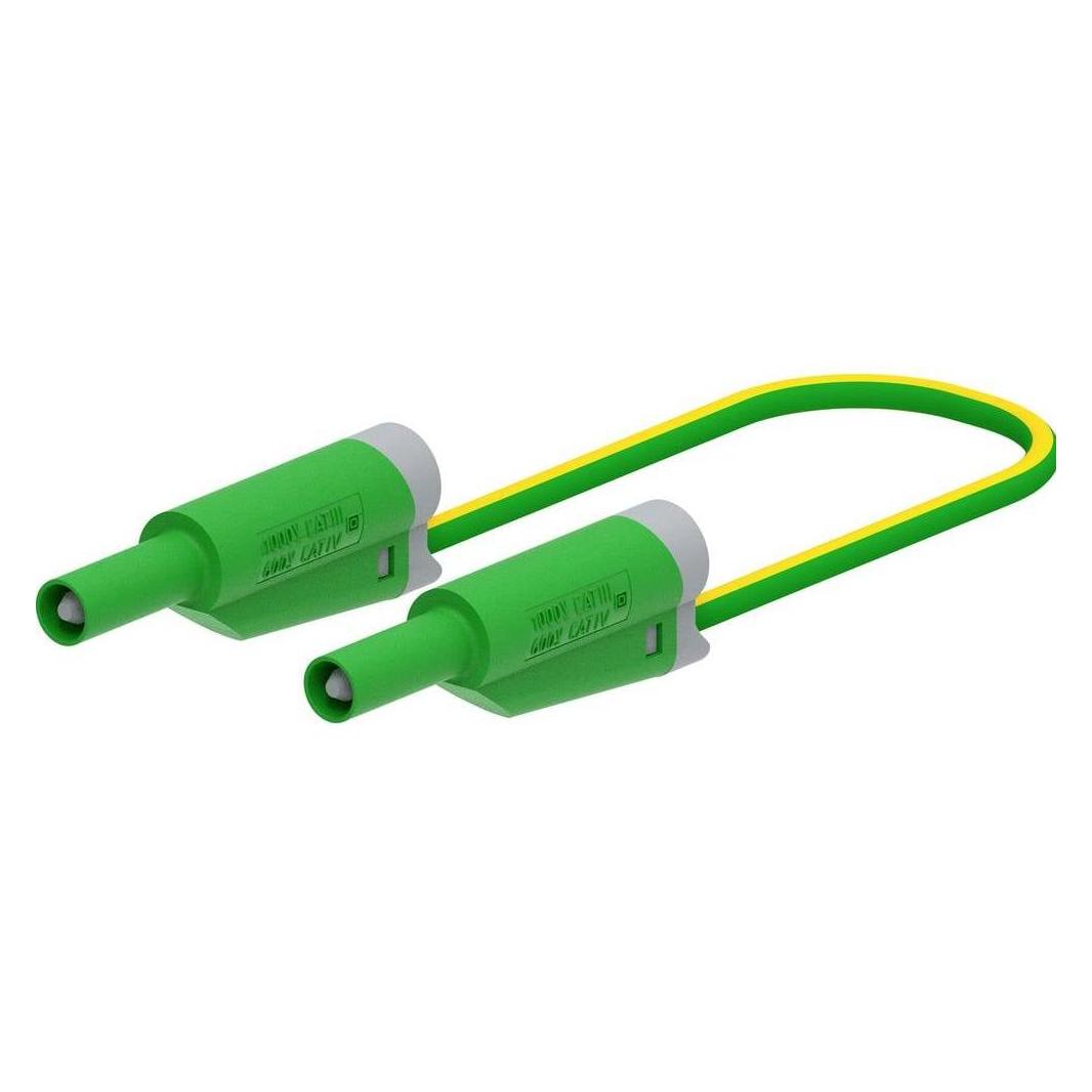 Electro PJP 2714-IEC-CD1-50V Messleitung 50 cm Grün 1 St. (2714-IEC-CD1-50V)