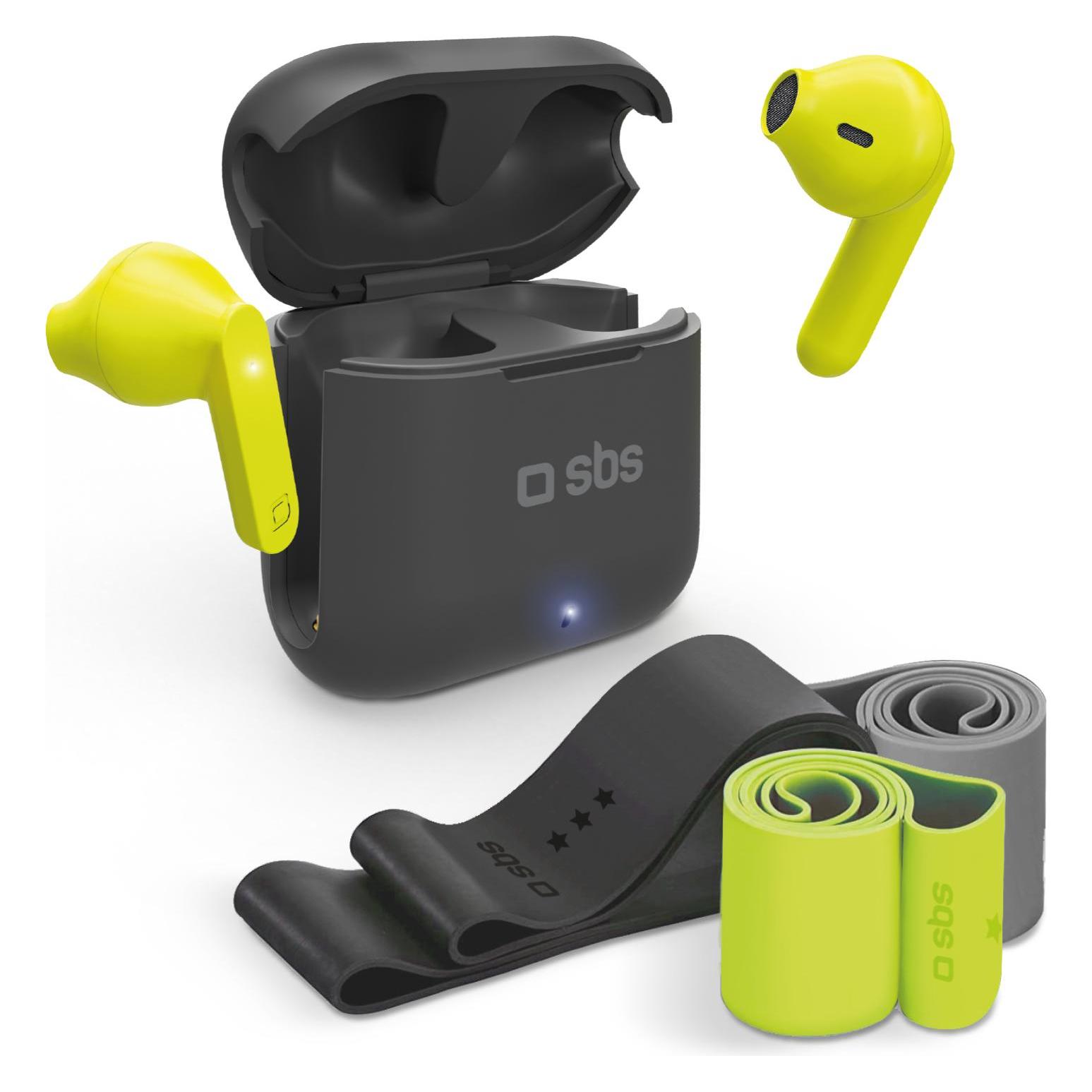 SBS Kit mit drahtlosen TWS-Ohrhörern und elastischen Fitnessbändern (3.50 h, Kabellos) (B0BQNCS4B2)