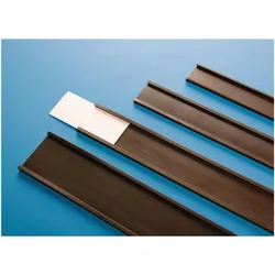 magnetoplan Papieretikett Breite 27 mm mit Klarsichtfolie - 17730