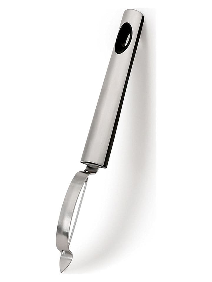 Laguiole Obst & Gemüseschäler "Inoxy" in Silber/ Schwarz - (L)21 cm - onesize