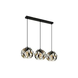 Globo Lighting Pendelleuchte   , schwarz , Maße (cm): B: 74 H: 150