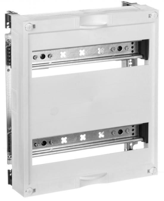 Hager basisunit Univers N UD21B1 voor horizontale montage, 300 x 250 mm, 2x12 moduleplaatsen