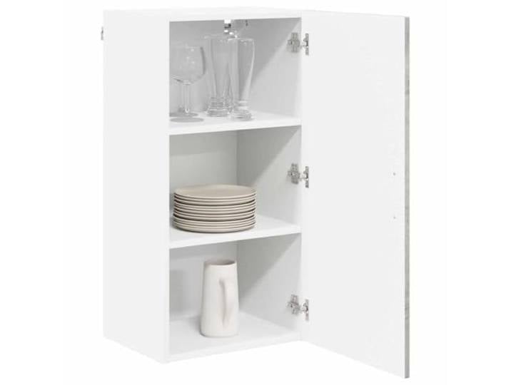 KTHLBRH Wandschrank Lucca grau Beton 40 x 31 x 80 cm Technisches Holz, modernes Design, robuste Struktur, spülmaschinengeeignet