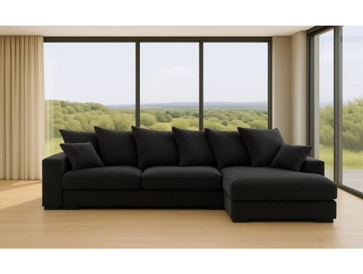 Kaiser Möbel Ecksofa Ecksofa Sofa L-form, Couch L-form Gabon Ottomane Links/Rechts