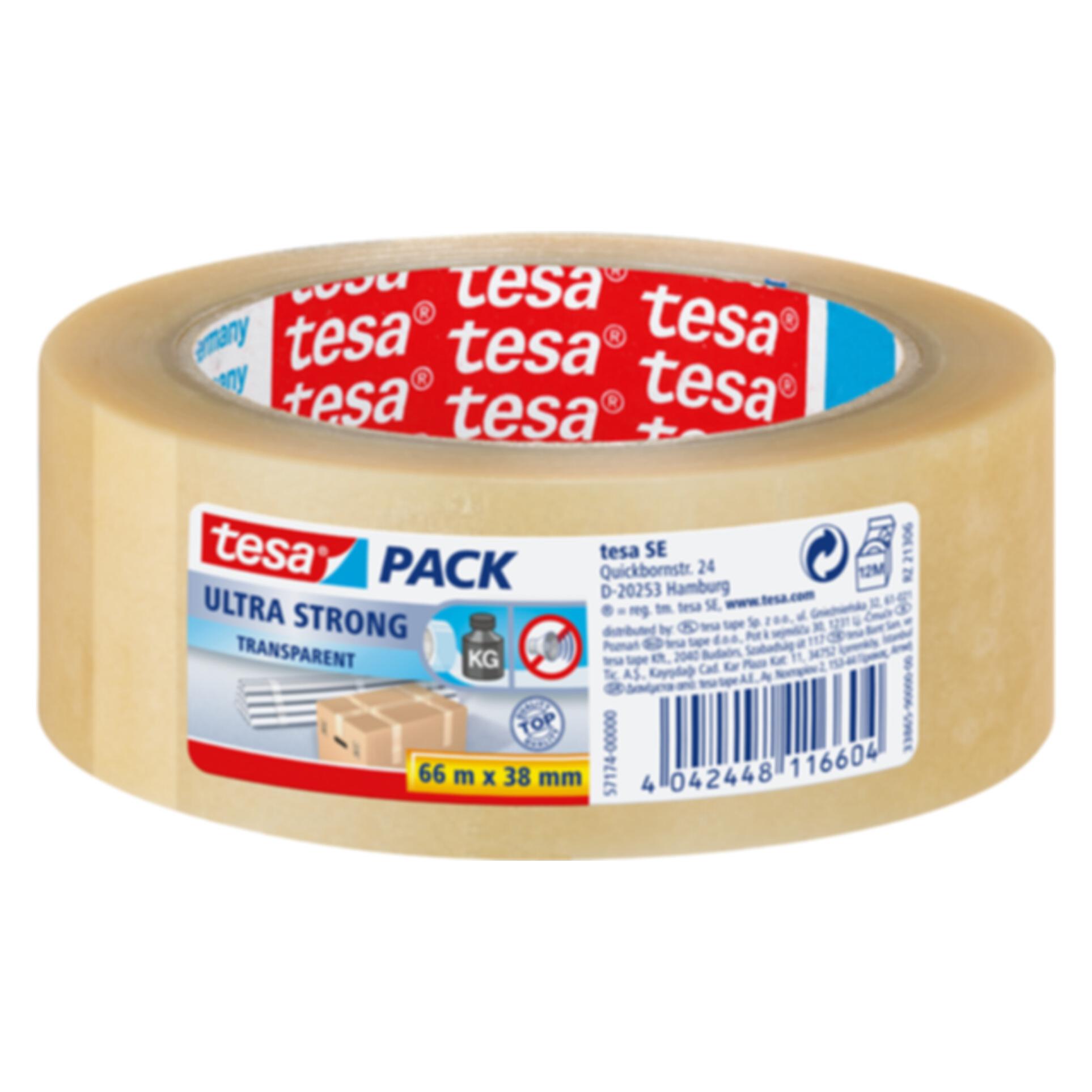 tesa tesapack PVC/NR 66m:25mm braun (25 mm) (04124-00093-00)