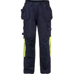 Flammschutz Damen Handwerkerhose "2730 FLAM" Flame marine - R40 - Blau