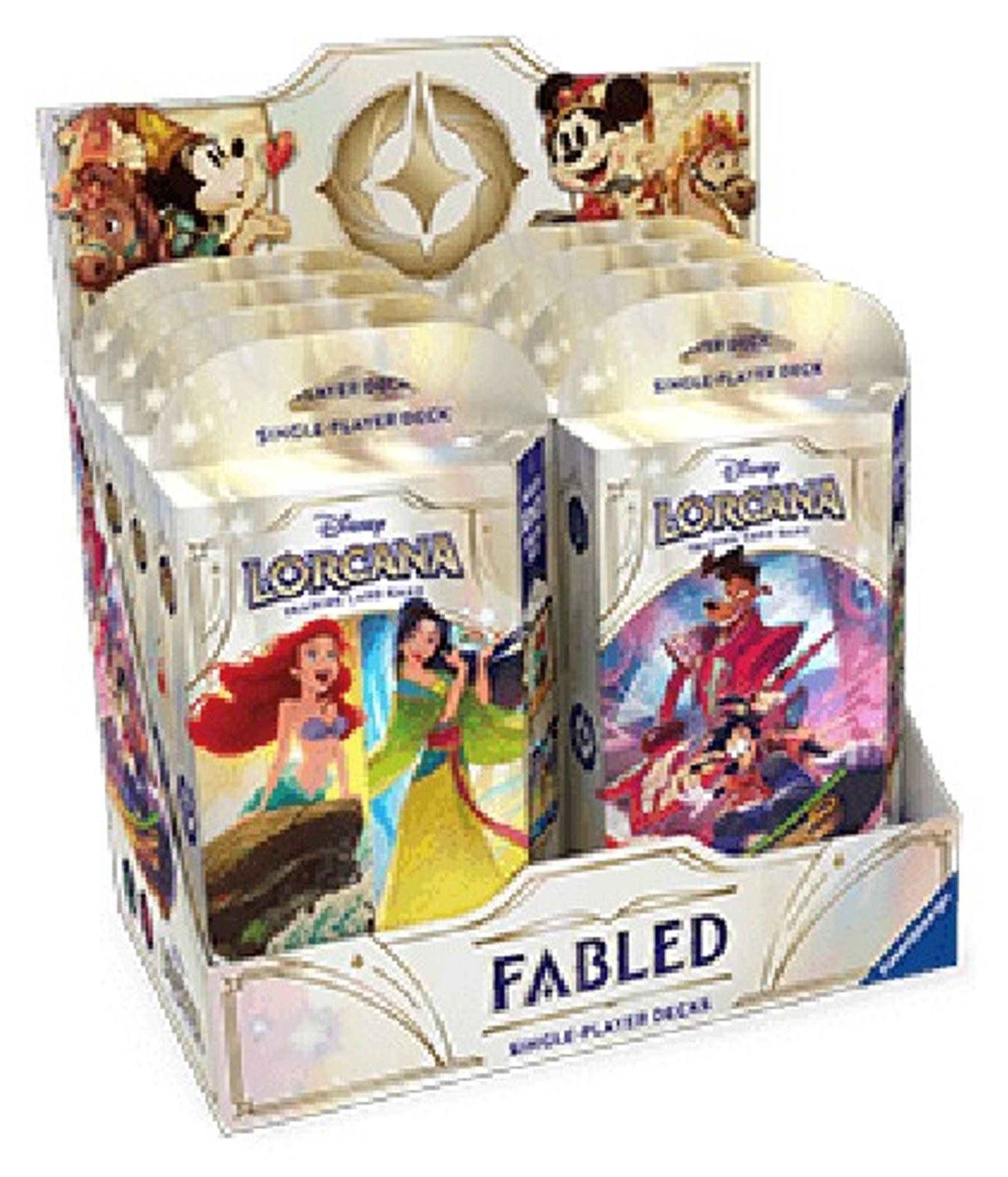 Lorcana Fabled: Starter Deck Display