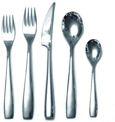Mepra Sparta Flatware Set - 5 Pieces - Stainless Steel