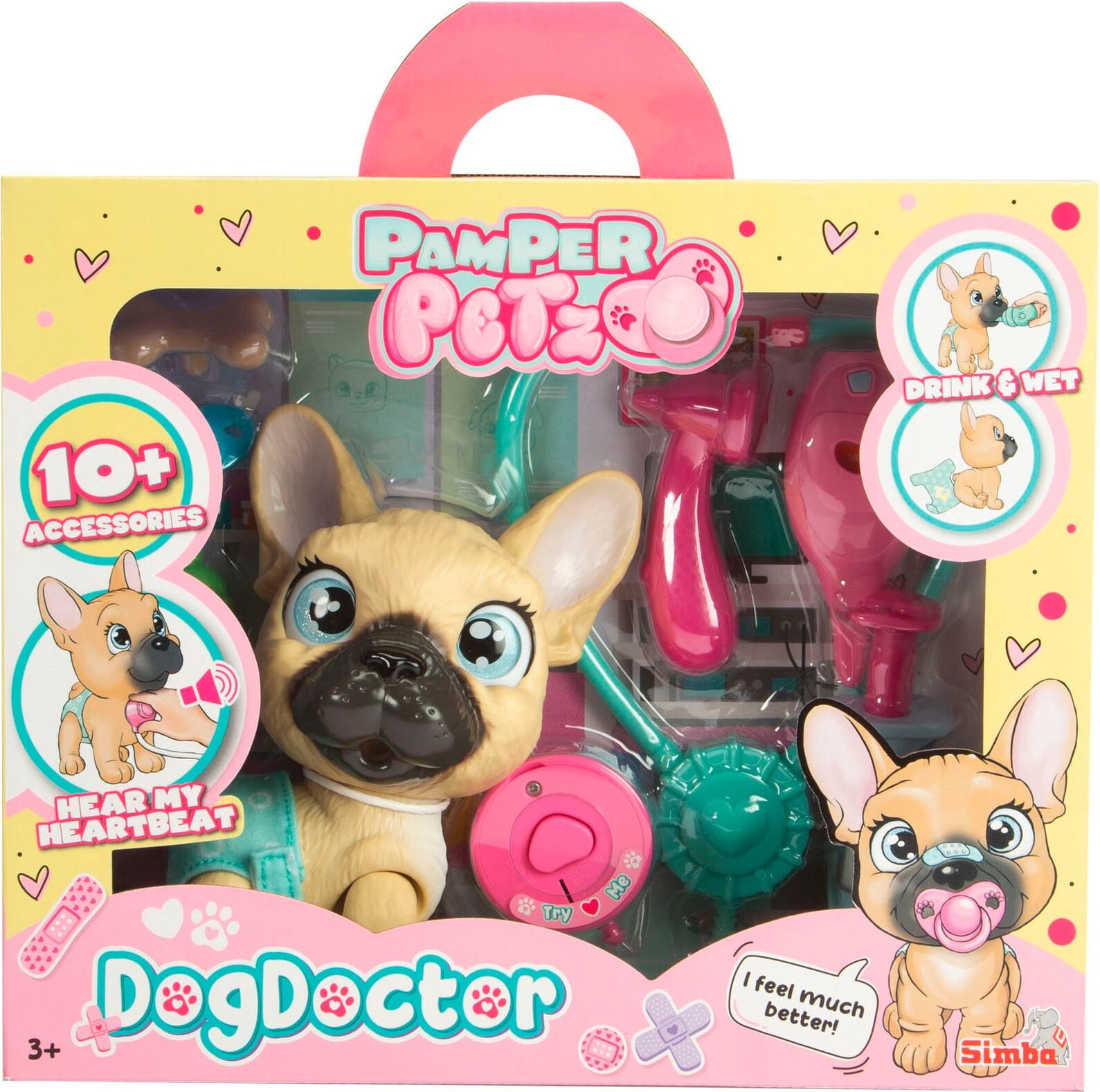 Spielfigur SIMBA "Pamper Petz Dog Doktor", bunt, Spielfiguren, Kinder, Spielfigur