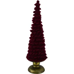 Aufsteller Tanne H=45cm - rot|gold