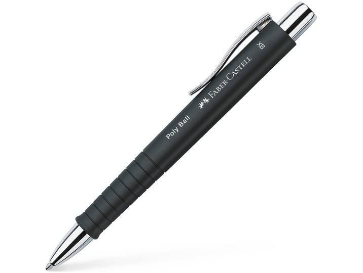 Faber Castell Polyball Kugelschreiber XB schwarz