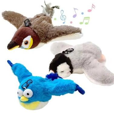 Uplifted Finds AeroFlight 2026 Interactive Flapping & Chirping Bird 3 Pcs