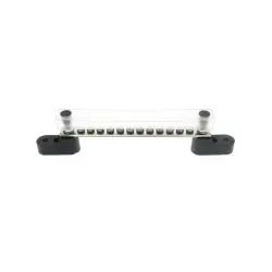 Dietz 29076 Masse 12-er Sammelschiene, Verteiler, 12 x M4, max. 100 A