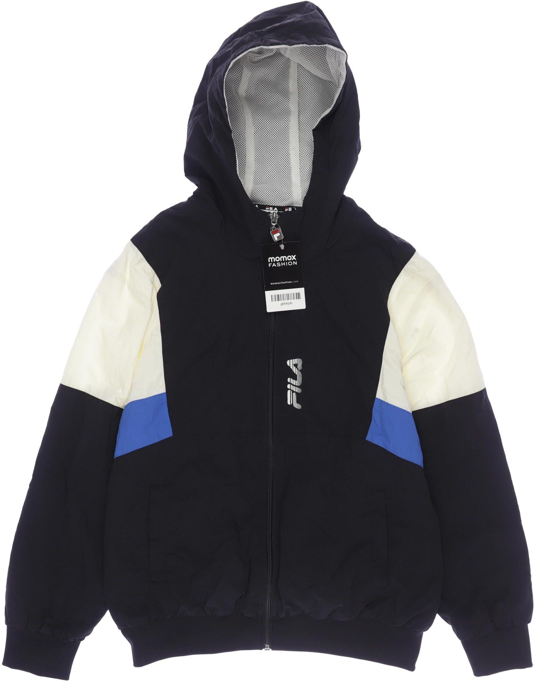 Fila Jungen Jacke oder Mantel, Schwarz, Gr. EU 146/152, Synthetik - Second Hand
