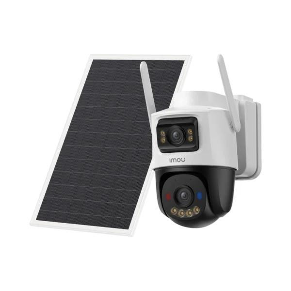 IMOU AOV Dual Zonnepaneel-aangedreven IP-camera met 10MP, WiFi, 4G LTE, PTZ-functie en 24/7 AI-detectie