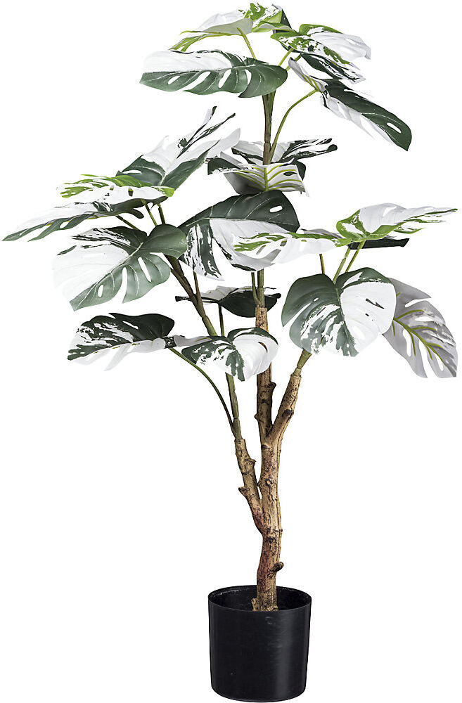 kaiserkraft Künstliche Pflanze Monstera deliciosa, Kunststofftopf, Höhe 800 mm