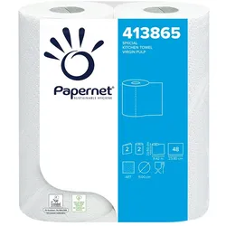 Küchenrolle 11,42mx23,5cm 2Fls PAPERNET Picotado 4un