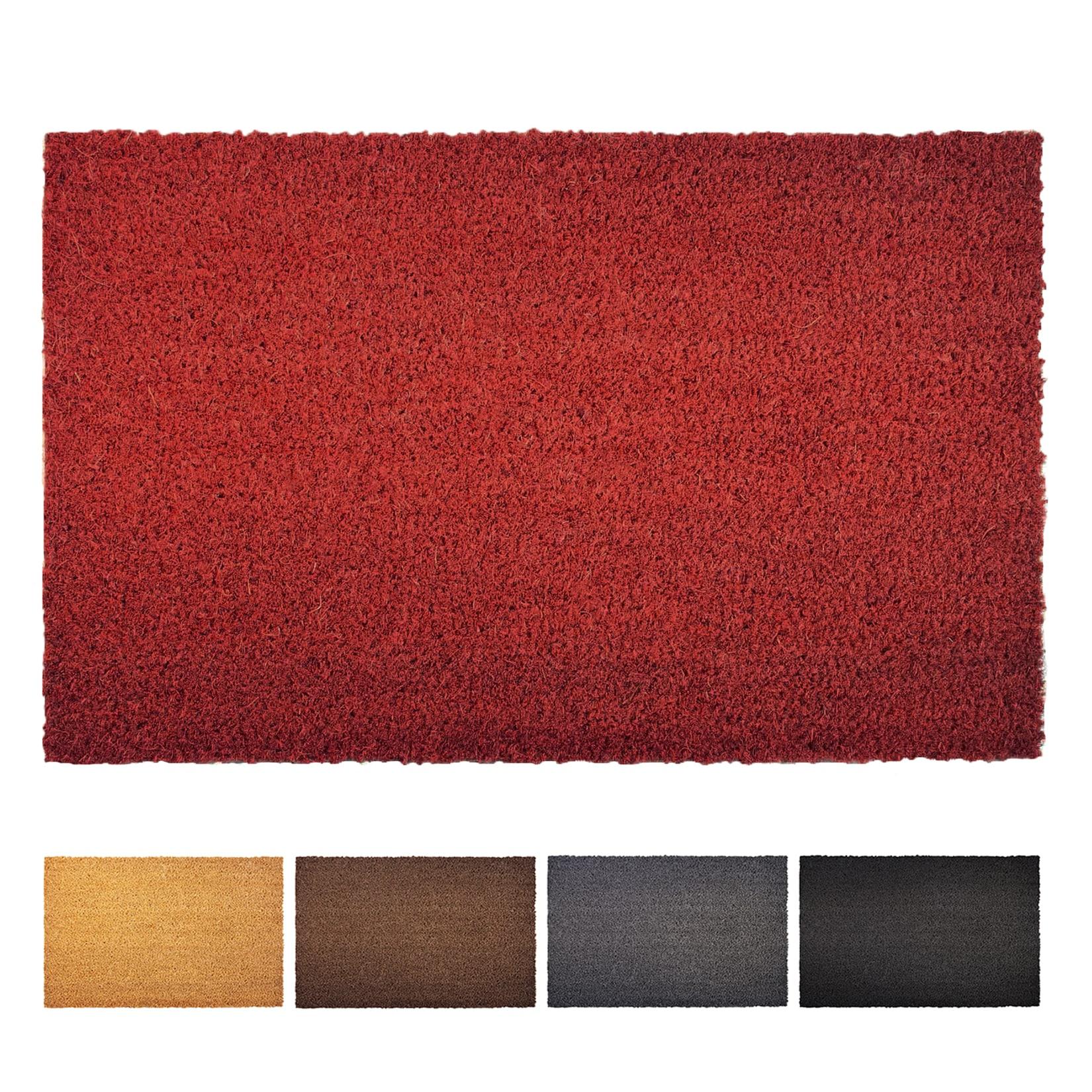 floordirekt Fußmatte Kokos Rot 30 mm