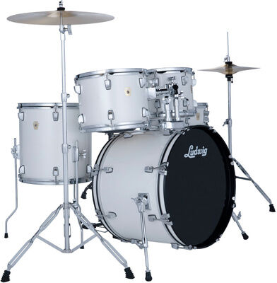 Ludwig Accent Fuse 5pc Snow Dust Snow Dust