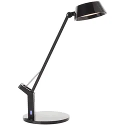 BRILLIANT Lampe, Kaila LED Tischleuchte mit Induktionsladeschale schwarz, 1x LED integriert, 8W LED integriert, (710lm, 3100-6100K), Kabelloses Aufladen von mobilen Geräten