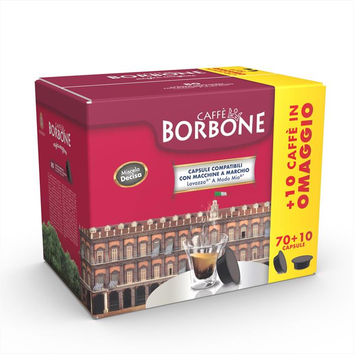 CAFFE BORBONE Don Carlo Nera Decisa A Modo Mio 80 Caps
