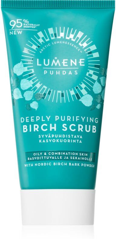 Lumene Deeply Purifying [PUHDAS] exfoliating face cleanser for oily and combination skin 75 ml